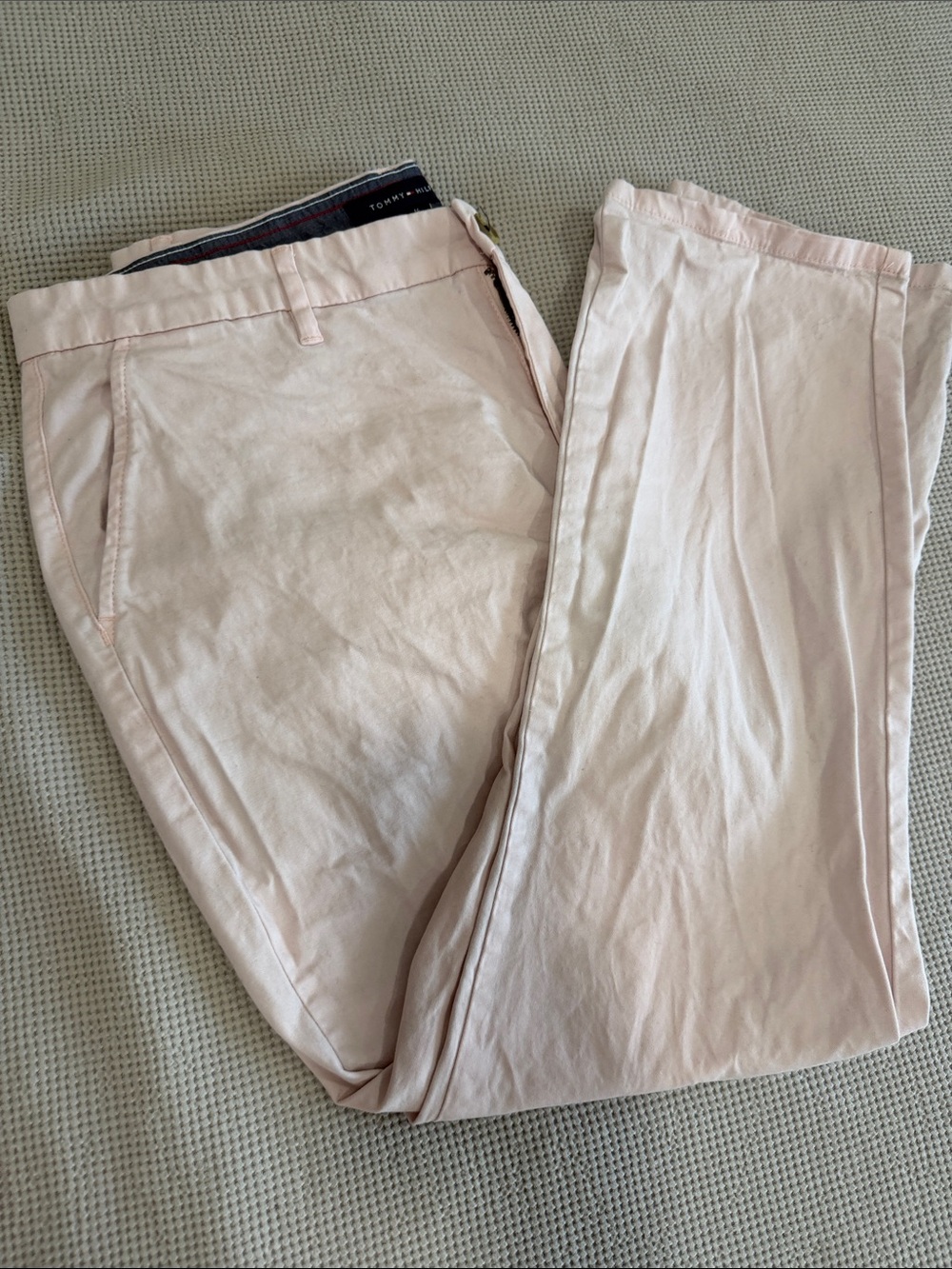 Tommy Hilfiger Pale Pink Straight-Leg Women's Jeans